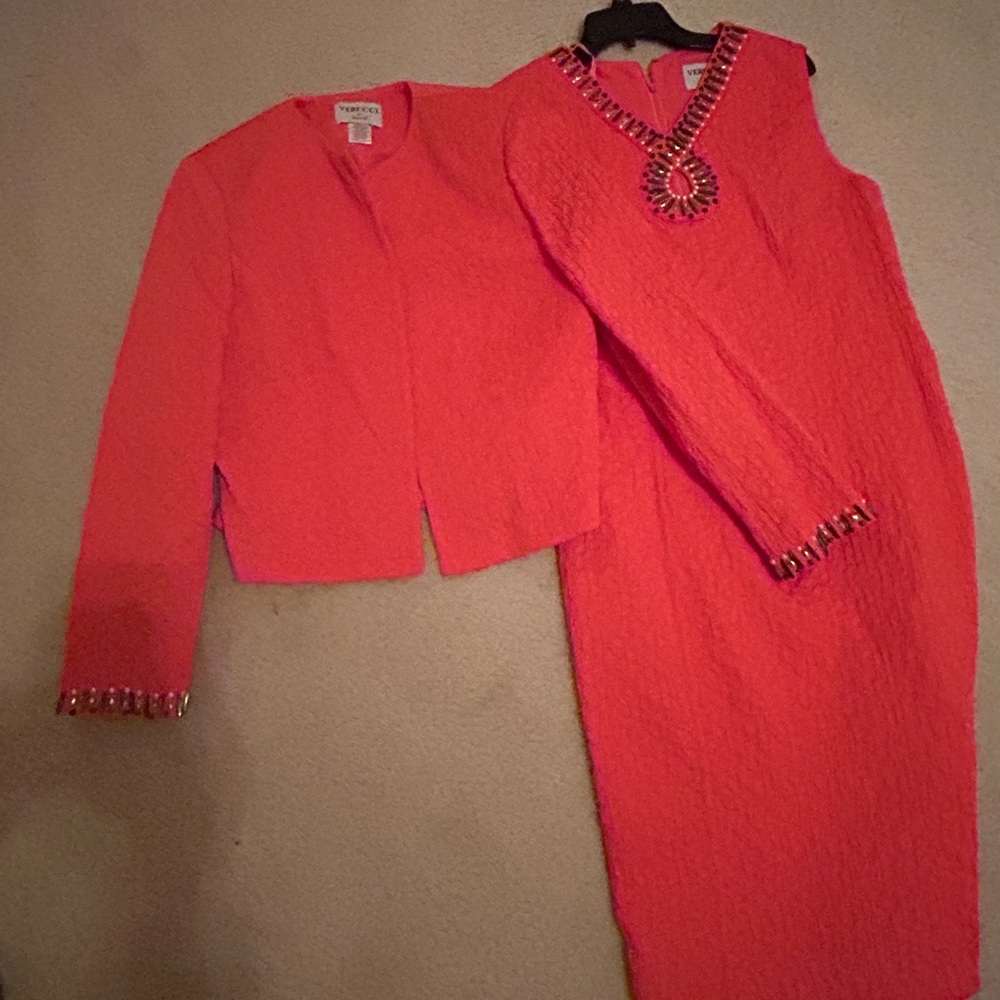 Verucci Orange Dress Size 10